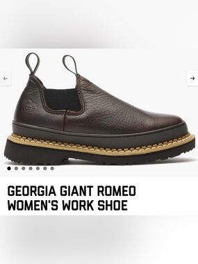 Georgia Boot Women's Work Boot in Dark Brown